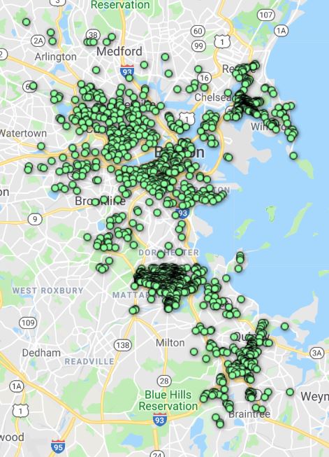 2nd Boston Wireless Internet Coverage Map